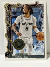 Stephon Castle RC Topps 2025-26 Holiday Rookie #H158 San Antonio Spurs NBA