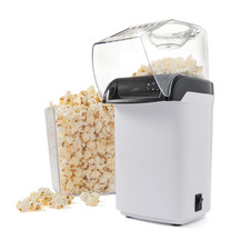 Electric Popcorn Maker – Oil-Free, 1200W Compact Machine with Measuring Spoon