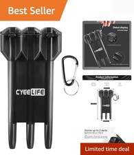 Durable Dart Case for 3 Darts - Portable and Scratch-Resistant, Key-Lock Design