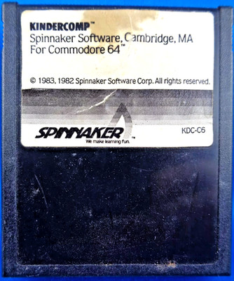 COMMODORE 64/128 -- KINDERCOMP (SPINNAKER - CARTRIDGE)