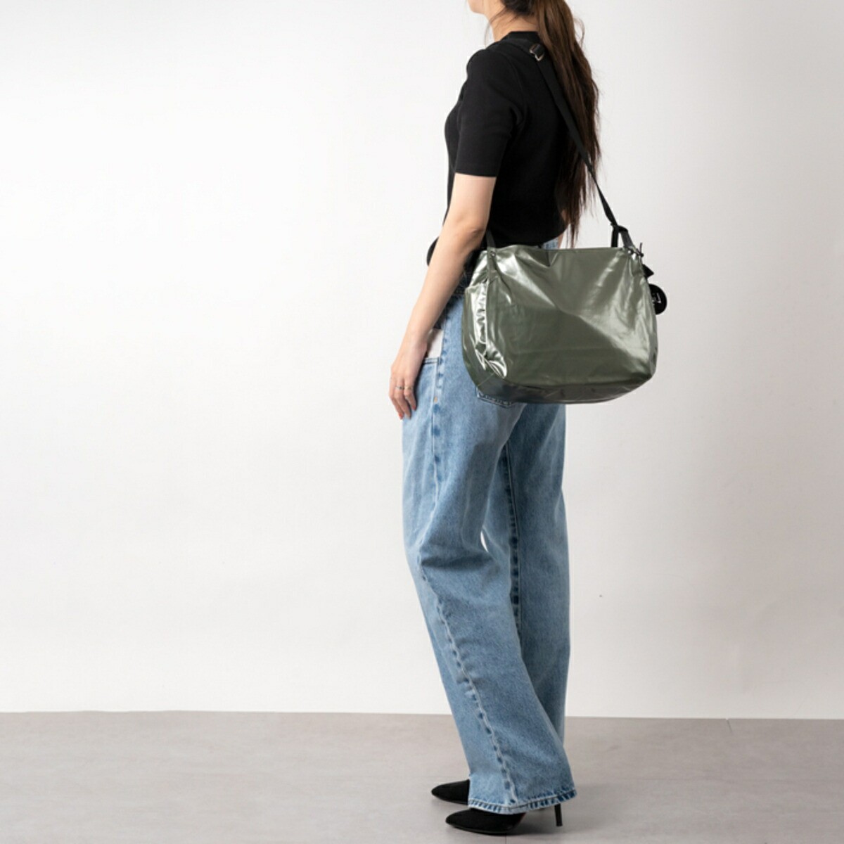 jack gomme shoulder bag LVO MAEL LIGHT lightweight pouch Black or light green