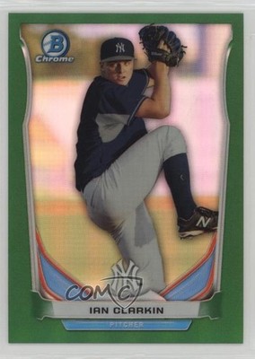 2014 Bowman Draft Top Prospects Chrome Green Refractor 108/150 Ian Clarkin sh7