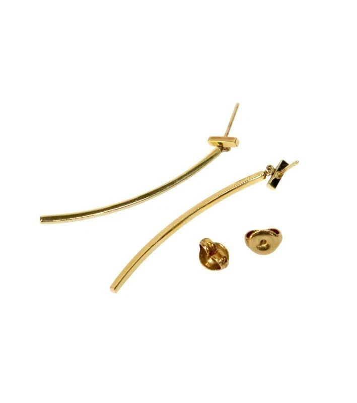 Tiffany & Co 18k t 750 18K Gold T-Bar Ohrringe 47320 150886490 [U]