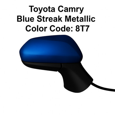 NEW BLUE STREAK Passenger Side Power Mirror 2018-2020 Toyota Camry L LE & SE