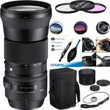 Sigma 150-600mm 5-6.3 Contemporary DG OS HSM Lens for Nikon - Accessories Bundl