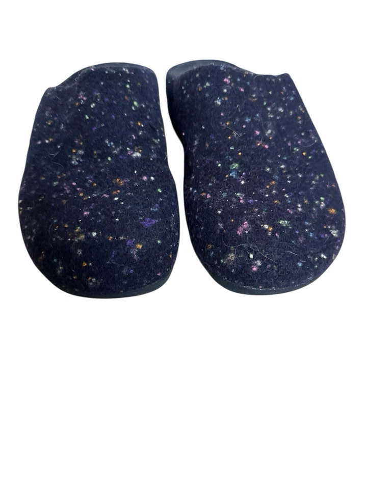 Zapato Zapatilla Fitflop Mujer Shuv Fieltro Zueco Talla 10 Azul Lana Moteada Mula Foto 4 de 4