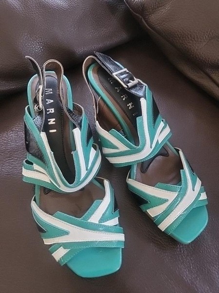 Women Marni Heels Green 36