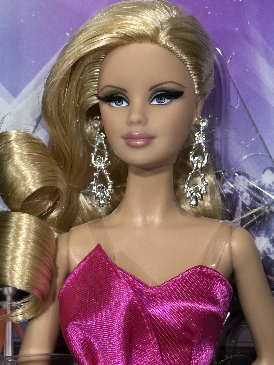 Robe De Bal Barbie – Tenue De Soirée Rouge Tapis Rouge, Modèle Fait Main France #08313