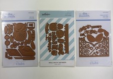 Spellbinders Lot of 3 Small Die of the Month ...