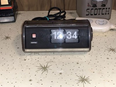 COPAL 置時計 1969年製 レトロ Vintage Showa Era COPAL Flip Clock Retro Space Age Design Japan