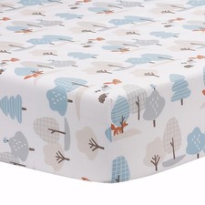 Bedtime Originals Sleepytime Bear Woodland Baby/Toddler Fitted Crib Sheet