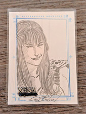 Xena Warrior Princess Gabrielle Sketch Card Cris Bolson Original Art 1/1