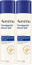 Aveeno Therapeutic Shave Gel with Oat and Vitamin E to Help Prevent Razor Bumps,
