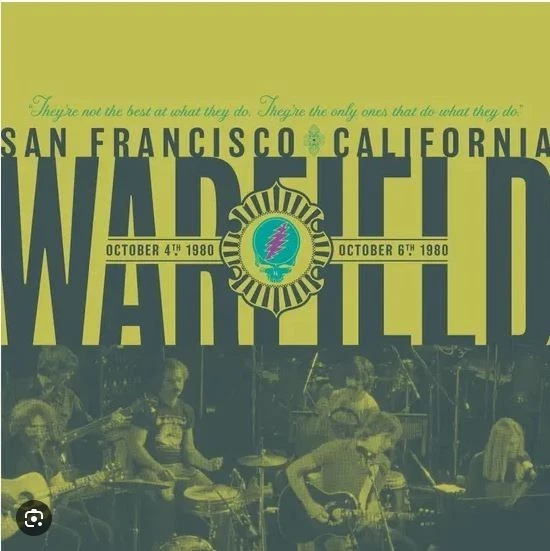GRATEFUL DEAD – THE WARFIELD, SAN FRANCISCO 1980 – BLACK FRIDAY – RSD 2025 2 CD