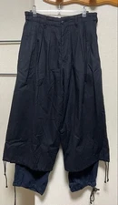 Yamamoto Japanese Designer Sarouel Pants Black Size 1 Used