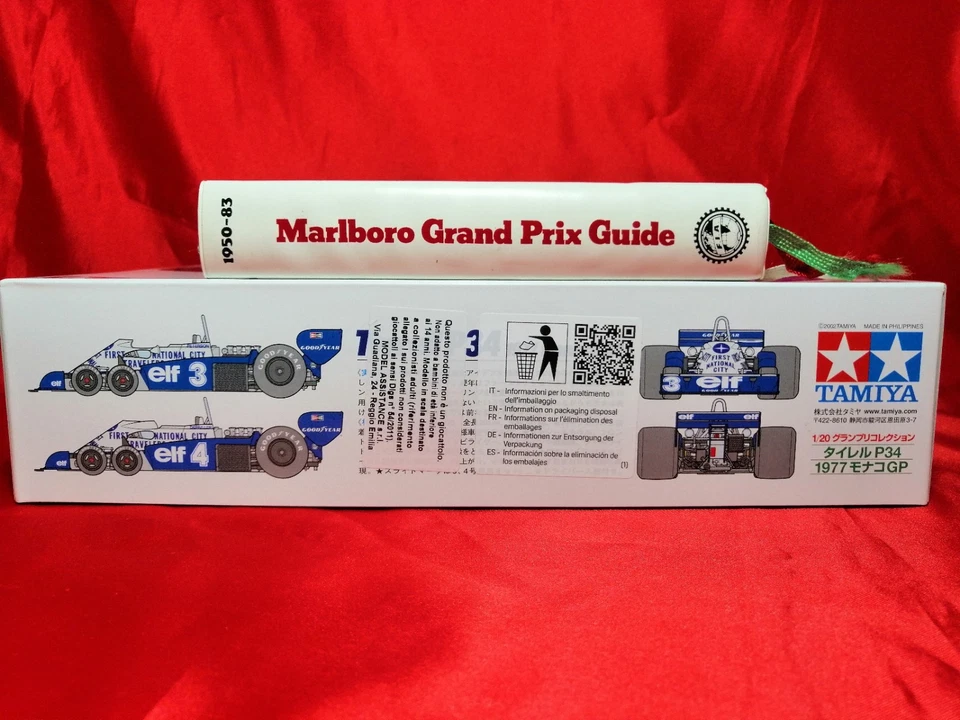 LOTTO FORMULA 1 CON 1 KIT TAMIYA NUOVO TYRRELL P34  SCALA 1:20 + 1 LIBRO USATO - Immagine 3 di 4