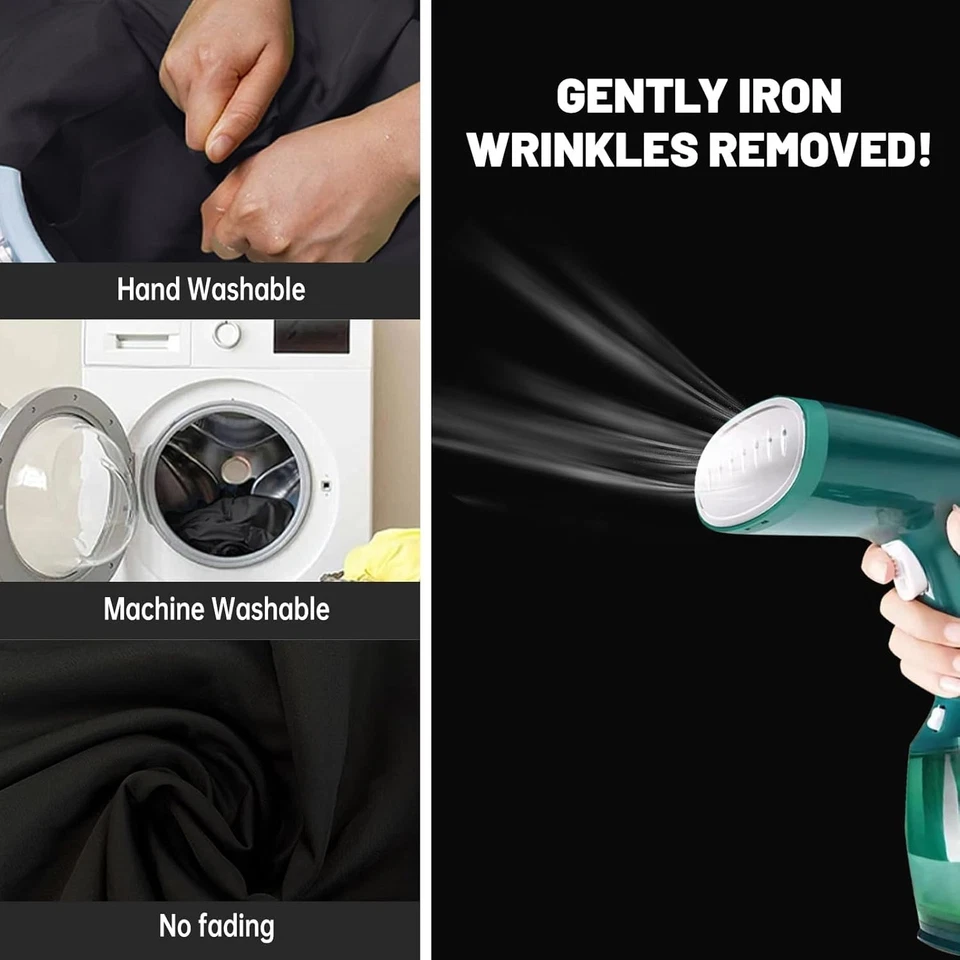 Fondo de fondo negro de 10 x 10 pies para fotografía, fondo de tela fotográfica Sc Foto 3 de 4