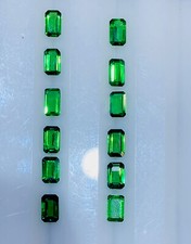5cts 5x3mm Octagon Set Vivid Green Natural Tsavorite Garnet Loose Gemstone