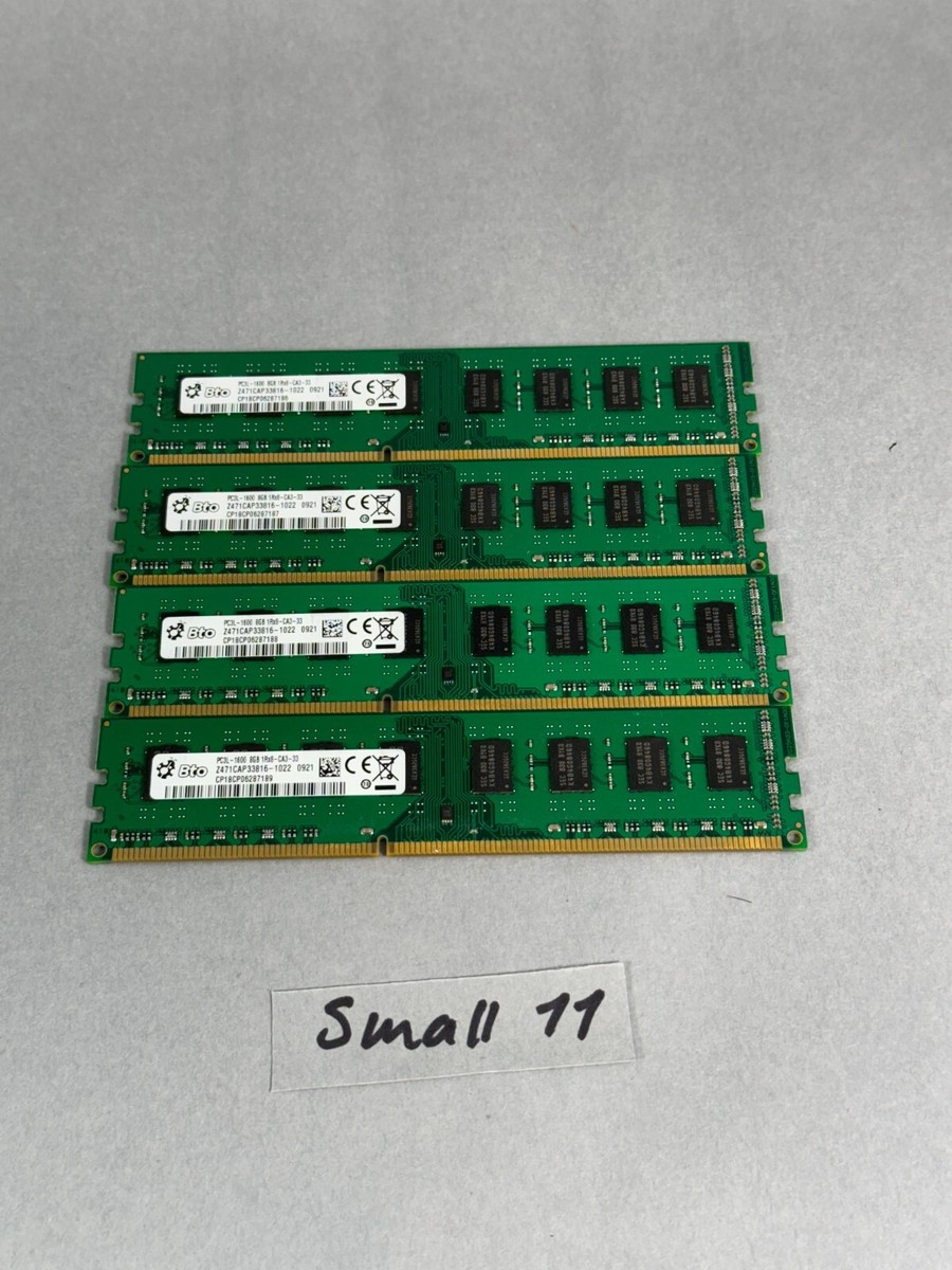 4x BTO PC3l-1600 8gb 1Rx8-CA3-33 Ram Z471CAP33816-1022 | eBay 