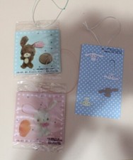 Sanrio Vintage 4 PCs Cinnamoroll Paper Clip 2005 and Sugar Bunny Trinkets