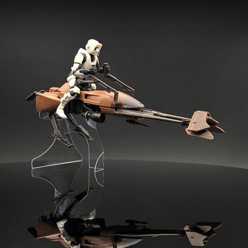 Star Wars Speeder Bike | Display Stand for POTF Toys | GHOST STANDS® - Picture 2 of 9