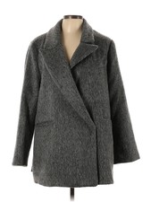 F&f Clothing Women Gray Coat M