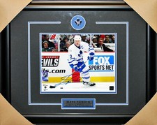 Mats Sundin signed autograph Toronto Maple Leafs 8x10 framed