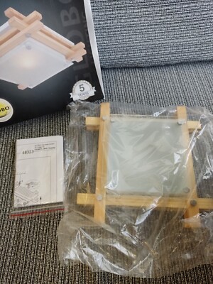GLOBO Deckenlampe Holzoptik, Neu und OVP