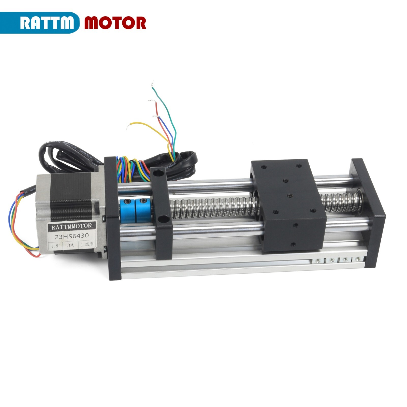 US SHIP】EBX1605 500mm /19.69" CNC Linear Stage Actuator, Double Optical Axis
