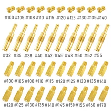 Carburetor 30Pcs Main Jets+ 10Pc Slow/Pilot Jet Set #120 #125 #130 #135 #140 #32