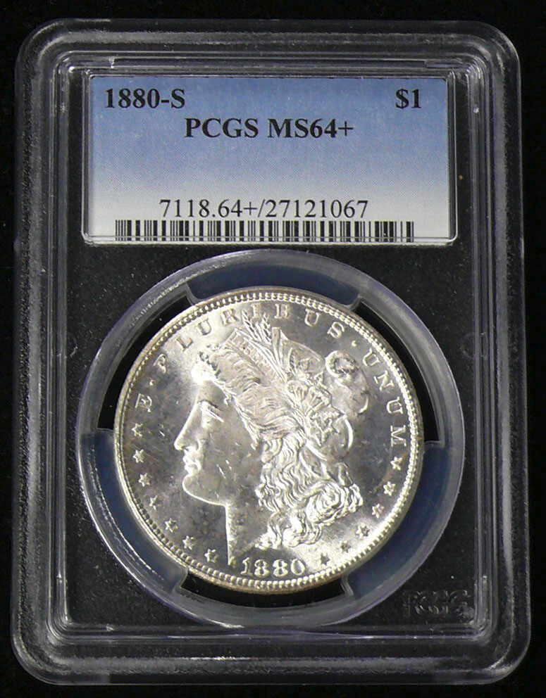 1880-S MS-64+ MORGAN SILVER DOLLAR PCGS GRADED NICE BETTER DATE | eBay