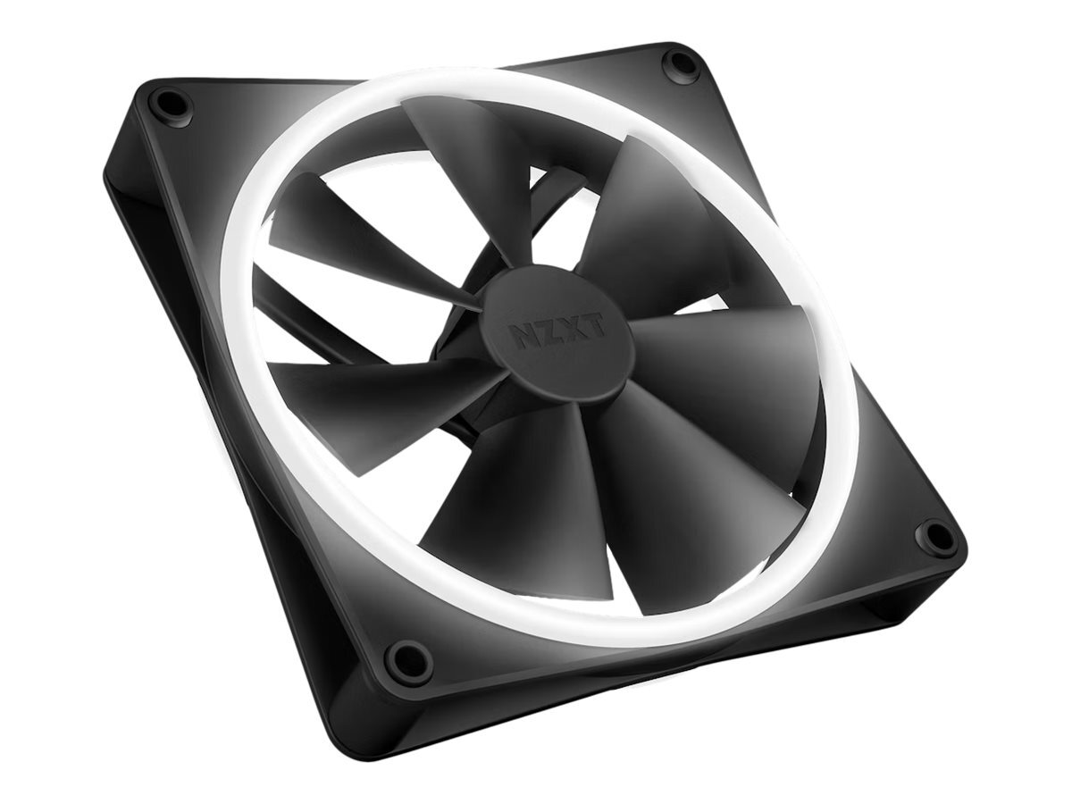 NZXT Fan RF-D14DF-B1 F140 RGB DUO 2x140mm FDB 4-pin PWM Black Ratail RF-D14DF-B1