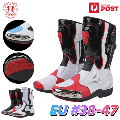 JG WOLVES Motorcycle Boots Long Motorbike Shoes Touring Riding Adventure Sports