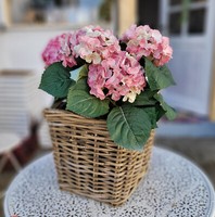 Korb Rattankorb FüLlkorb Rattan Geflochten 27X 27X25 Cm Koobo Grey Landhauswelt