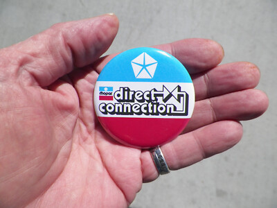 Vintage Style Mopar - Dodge - Plymouth Direct Connection  2 1/4'' Button/pin