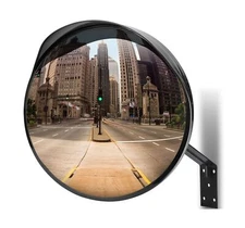 moveland 16 Inch Convex Security Mirror - Adjustable Acrylic Safety Mirror - ...