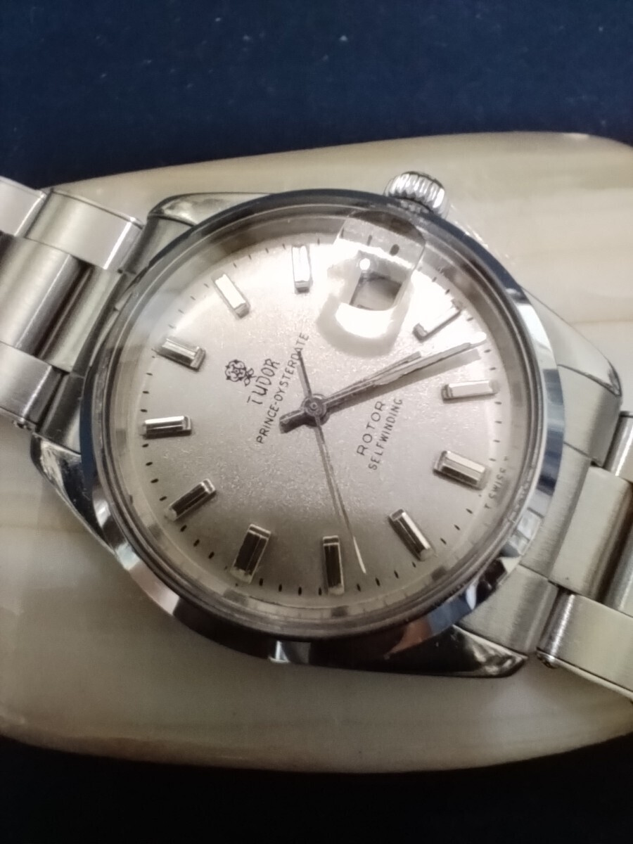 Reloj TUDOR Prince Oyster Fecha 7996 Automático Acero Inoxidable Esfera Blanca Hombres