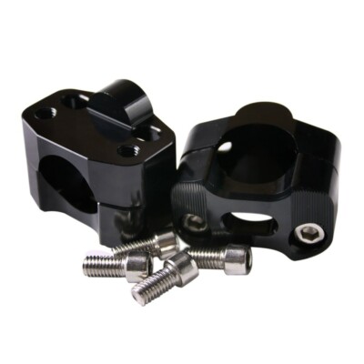 HandleBar Fat Bar Mount Clamps Risers Adaptor 7/8'' to 1 1/8'' Dirt Bike ATV