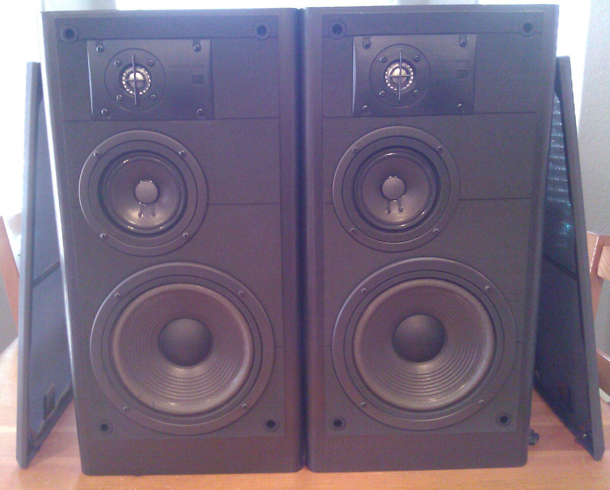 JBL LX44 3-way Stereo Speakers Black Ash with Matching JBL LX44 3-way Stereo Speakers Black Ash with Matching
