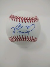 The Sandlot Victor DiMattia Signed Baseball Timmy Timmons COA BUF
