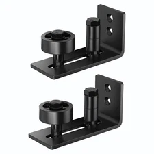 2 Pack Adjustable Sliding Barn Door Floor Guide for Bottom Barn Door Guide