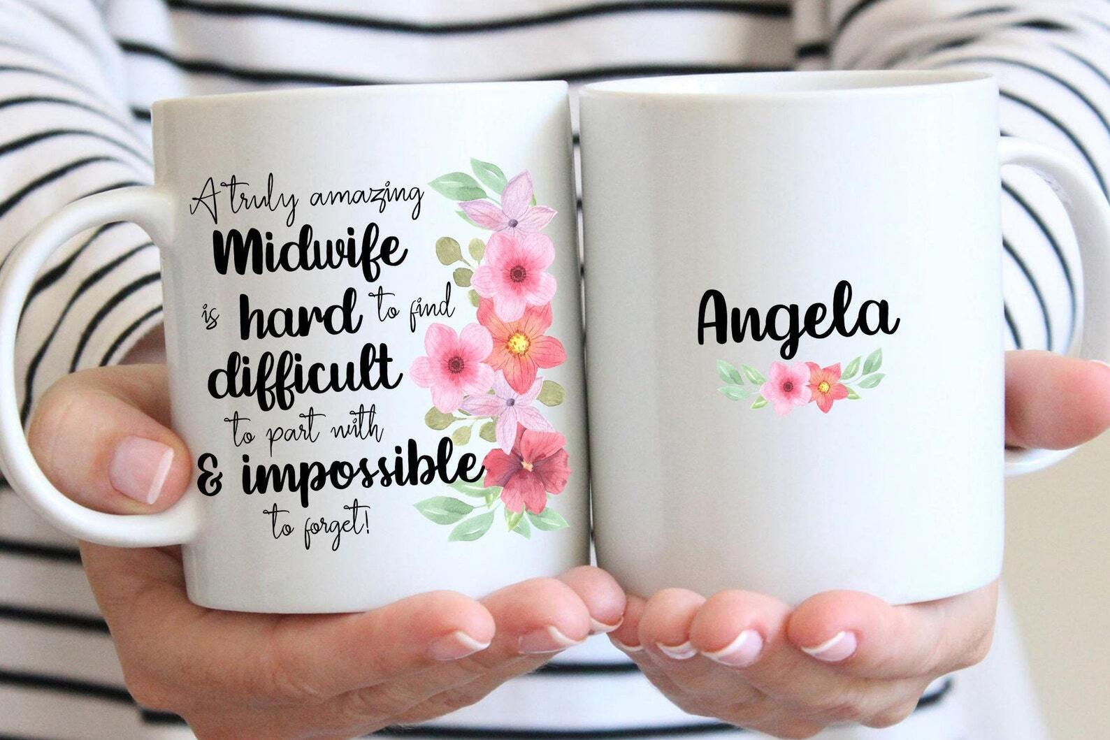 A Truly Amazing Midwife Coffee Gift Mug Personalized Coffee Mug Appreciation