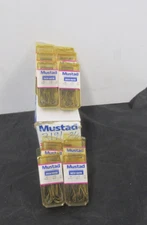 10 BOXES N.  3191   SIZE  2/0  QTY  50 . BRONZE HOOKS MUSTAD MADE NORWAY FISHING