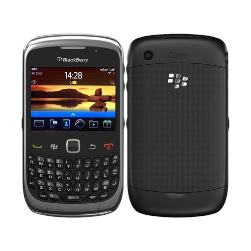 BlackBerry 9300 3G Curve Cellular QWERTY Keyboard Mobile Unlocked Phone Black - 第 1/7 張圖片