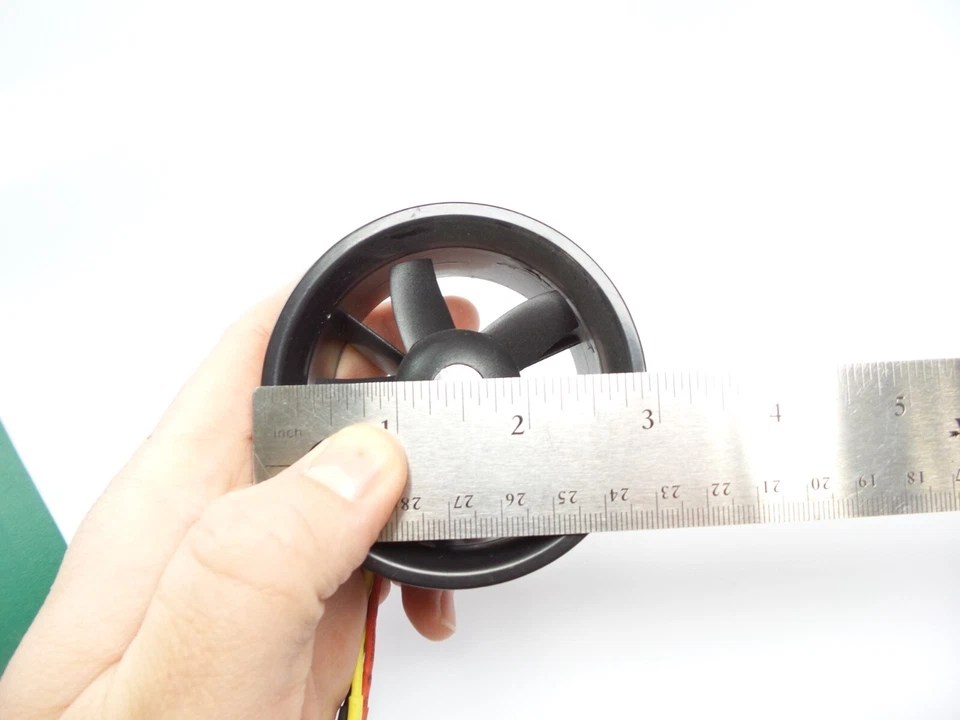 Hélice de 5 palas con freewing 2836-3500kv motor de avión eléctrico RC M002811 EDF Foto 4 de 4