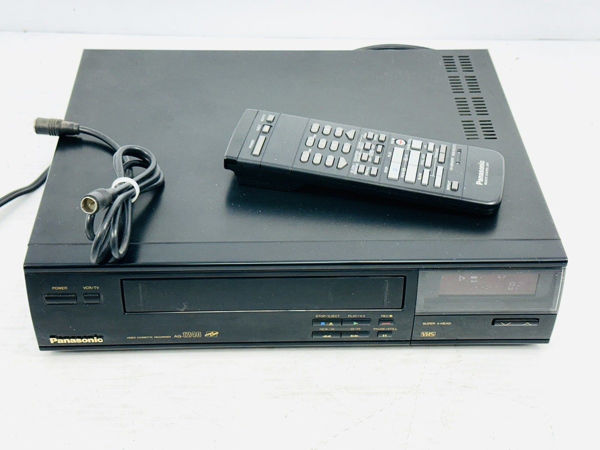 Panasonic AG-1240 4 Head Pro Line Video Cassette Recorder Vcr W