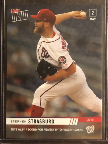 2019 Topps Now 167 Stephen Strasburg