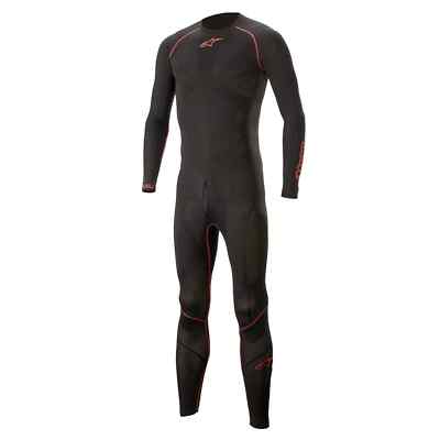 Alpinestars Ride Tech Lite 1Pc Unteranzug schwarz rot - Base Layer 475242013 M/L