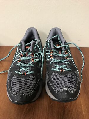 ASICS GEL-Kahana  Womens Sz 9.5 Gray Cushioned Trail Running Hiking Shoes T6L5N