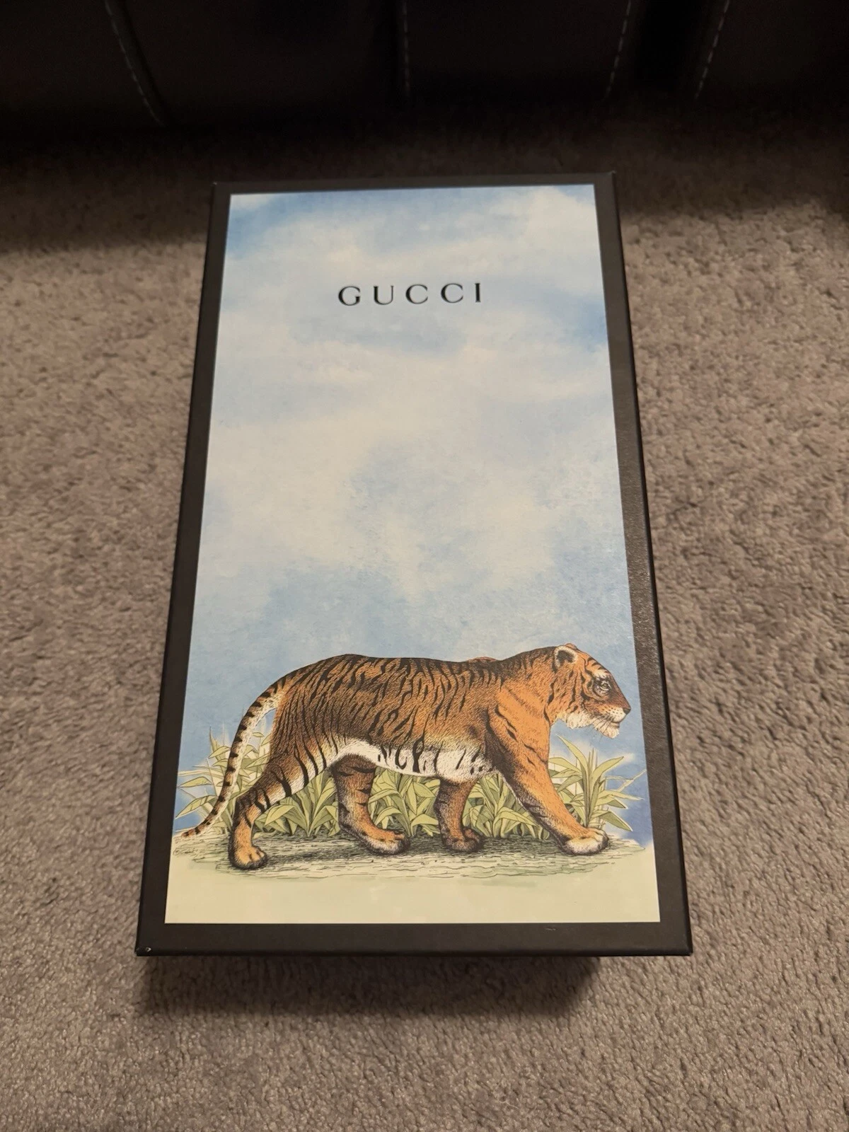 Boîte à chaussures vide Gucci 14,5 x 8,5 x 5,5 Tiger 100 % authentique rare DOIT L@@K !! ?